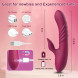 Paloqueth Rabbit Vibrator for Her with Shock Function Red