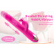 Paloqueth Triple Stimulation Beaded Thrusting G-Spot Rabbit Vibrator Pink
