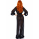 Leg Avenue Marabou Trimmed Robe & String Panty 86111 Black