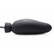 Master Series Dick-Spand Inflatable Silicone Dildo Black