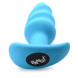 Bang! 21X Silicone Swirl Plug with Remote Blue