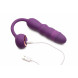 Inmi Thru Thumper Thrusting Silicone Vibrator with Remote Purple
