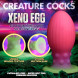 Creature Cocks XL Xeno Egg Glow in the Dark Silicone Egg Pink