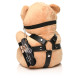 Master Series BDSM Teddy Bear Plush Tan