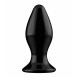 Chrystalino Stretchy Glass Vibrator with Suction Cup and Remote Rechargeable 10 Speed Black