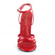 Pleaser Domina-108 Red Pat