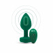 b-Vibe Vibrating Jewel Plug M/L Emerald
