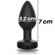 Ibiza Remote Control Anal Plug Vibrator Black Size M