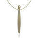 Ibiza Clit Pocket Stimulator Necklace 12 Vibration Modes Golden