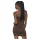 Leg Avenue Seamless Bodycon Tube Dress NK002 Deep Brown