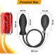 SuperLove Fill Me Up Inflatable Anal Plug Black