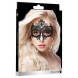 Ouch! Queen Black Lace Mask Black