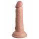 Pipedream King Cock Elite 6" Silicone Dual Density Cock Light