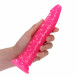 RealRock Slim Realistic Dildo with Suction Cup Glow in the Dark 20cm Pink